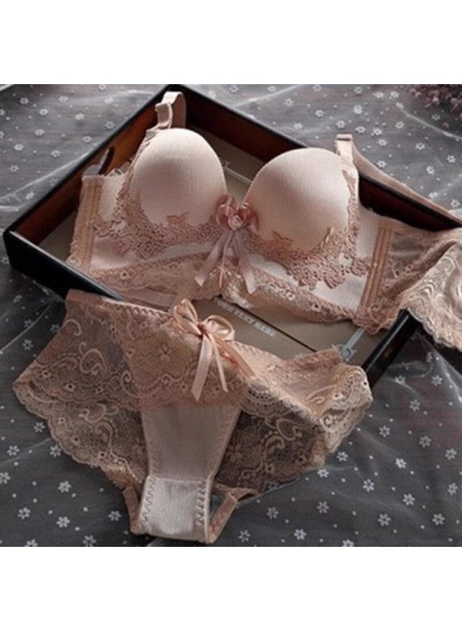 Kj Women's Lucky Year Lingerie Set Wireless Bra Small Chest Push-up Side Support Anti-sagging Year Of The Horse Gift - Image 5