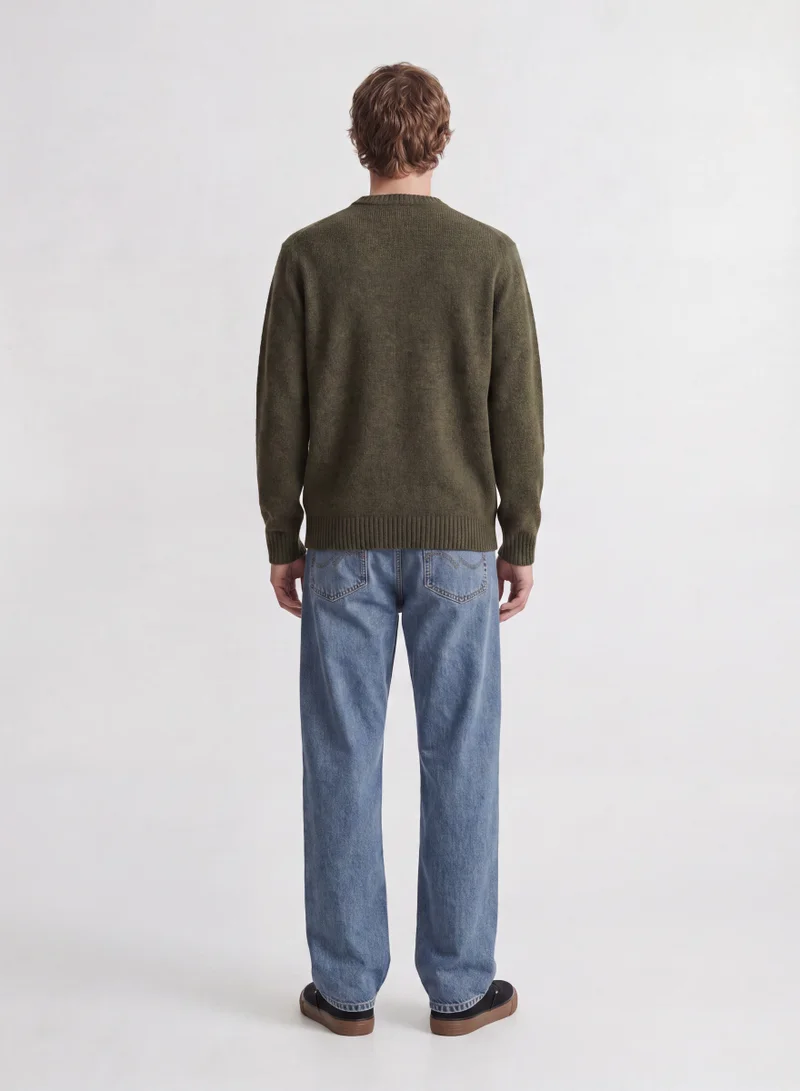 JACK & JONES Knitted Crew Neck Long Sleeve Sweater