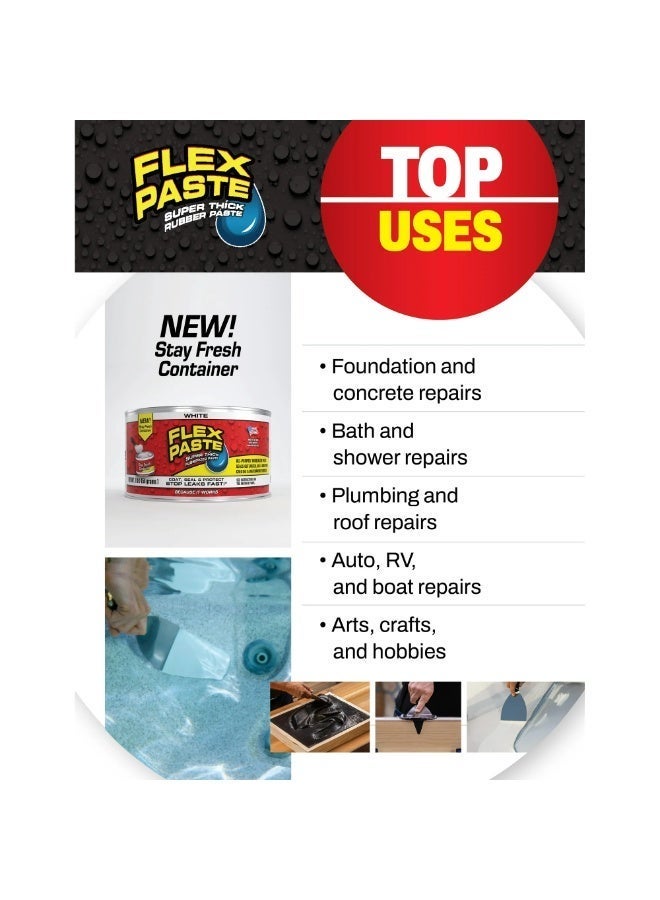 Flex Paste Super Thick Rubber Clear Paste All Purpose Rubberized Waterproof Paste 258 ML - Image 3