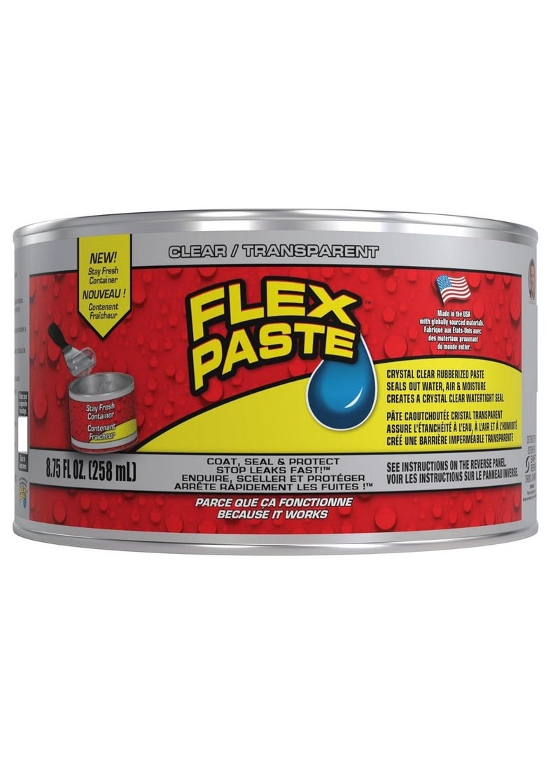Flex Paste Super Thick Rubber Clear Paste All Purpose Rubberized Waterproof Paste 258 ML - Image 1