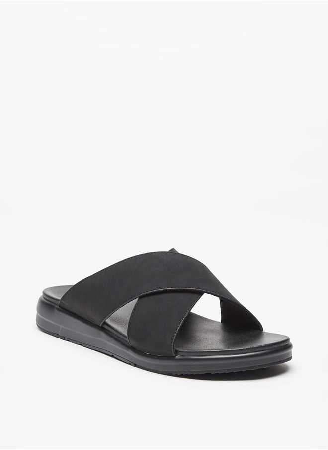 Le Confort - Men Cross Strap Slip-On Sandals - Image 1