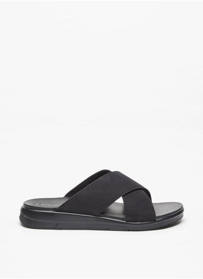 Le Confort - Men Cross Strap Slip-On Sandals - Image 1