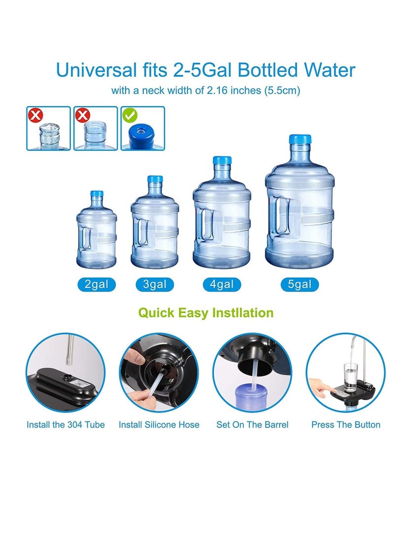Phone Plante - Water Pumps for Electric Drinking Water Pump Portable Water Bottle Dispenser,Automatic Water Dispenser Pump Water Bottle Pump for Home,Kitchen,Office,Camping - Image 1