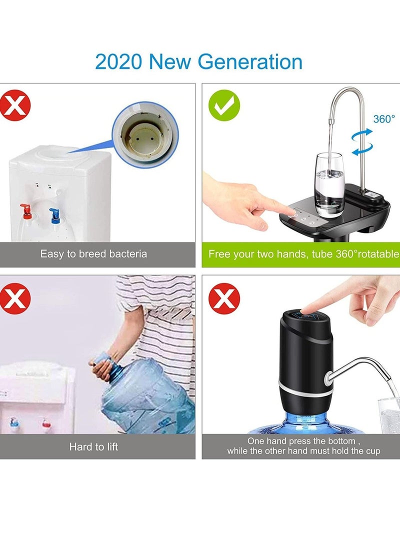 Phone Plante - Water Pumps for Electric Drinking Water Pump Portable Water Bottle Dispenser,Automatic Water Dispenser Pump Water Bottle Pump for Home,Kitchen,Office,Camping - Image 1