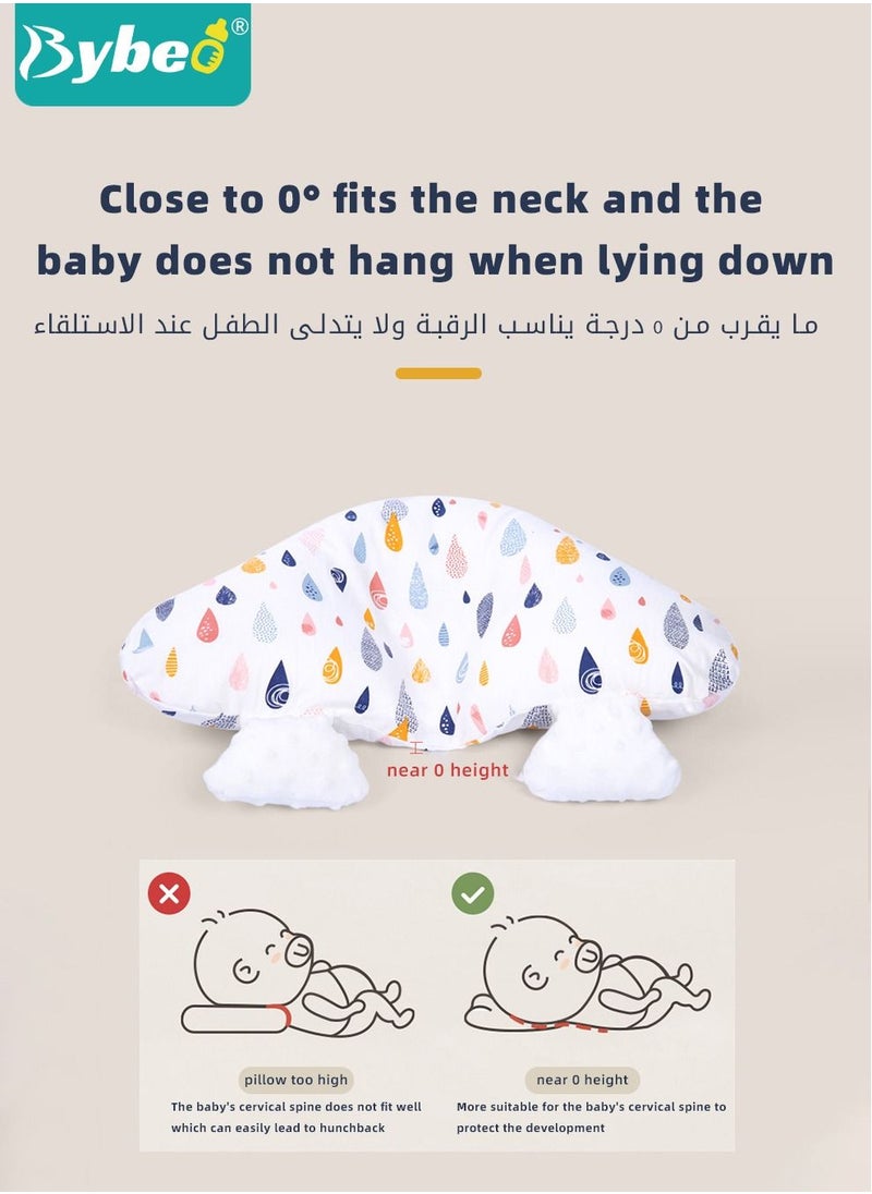 Bybeo Baby Newborn Nursing Sleeping Pillow Anti-Startle Toddler Boys and Girls Comfortable Lightweight Shaping Pillows for Kids Infants Superhigh Quality  - Image 5