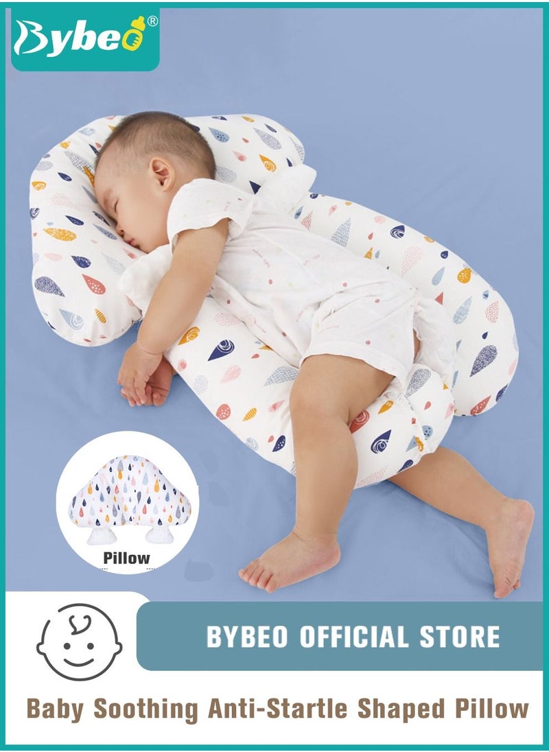 Bybeo Baby Newborn Nursing Sleeping Pillow Anti-Startle Toddler Boys and Girls Comfortable Lightweight Shaping Pillows for Kids Infants Superhigh Quality  - Image 1