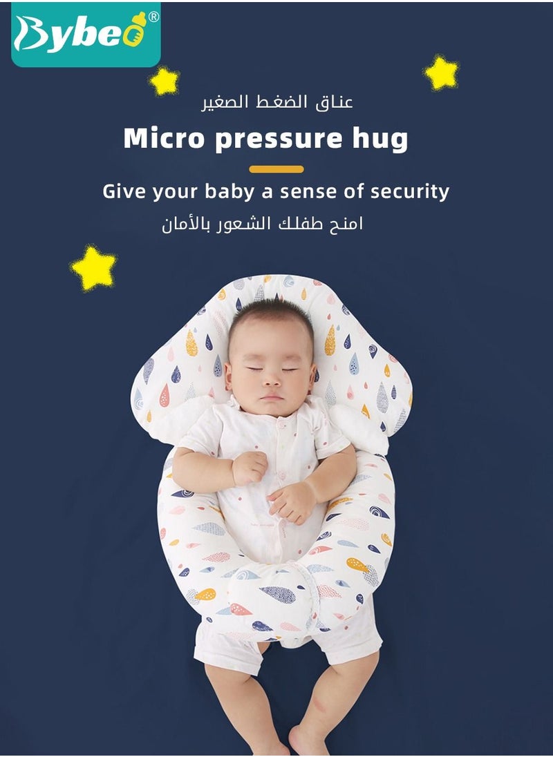 Bybeo Baby Newborn Nursing Sleeping Pillow Anti-Startle Toddler Boys and Girls Comfortable Lightweight Shaping Pillows for Kids Infants Superhigh Quality  - Image 3