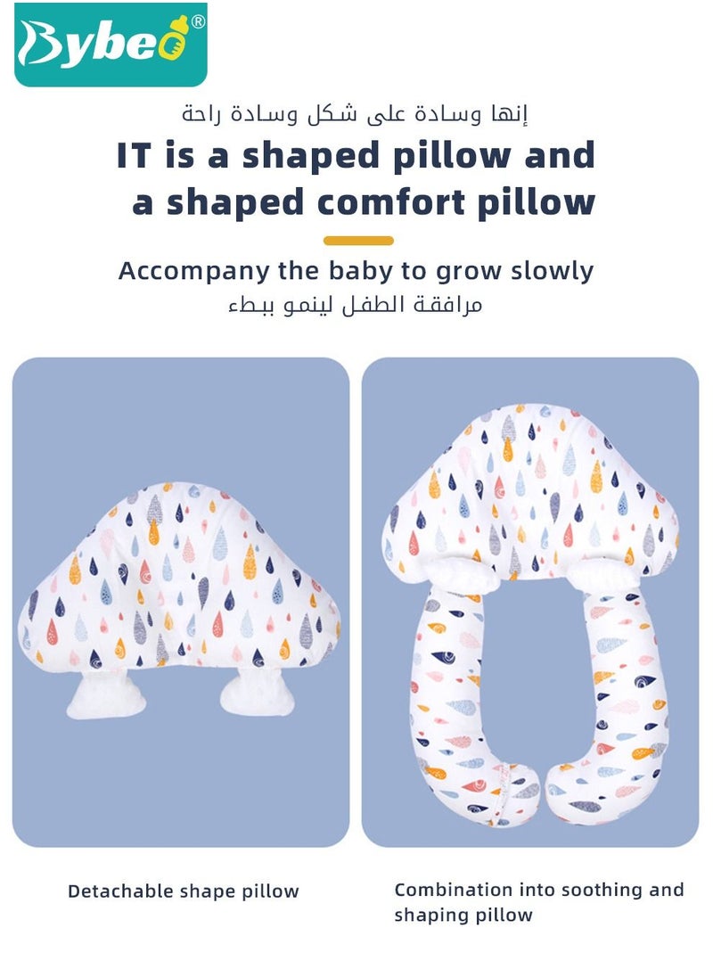 Bybeo Baby Newborn Nursing Sleeping Pillow Anti-Startle Toddler Boys and Girls Comfortable Lightweight Shaping Pillows for Kids Infants Superhigh Quality  - Image 4