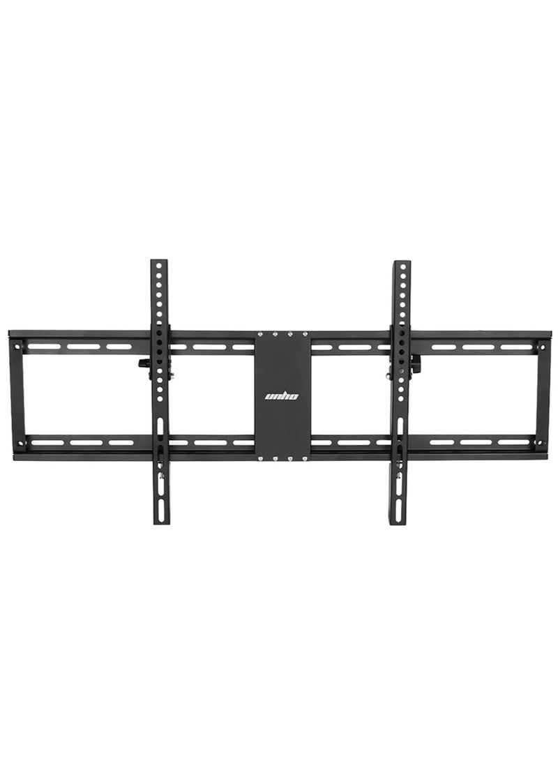32-85" TV Wall Mount Bracket: Tilt Ultra Slim Fixed TV Mount for LED LCD OLED Plasma TVs with Spirit Level Super Strong 132 lbs Weight Capacity VESA up to 800 x 400 - Image 1