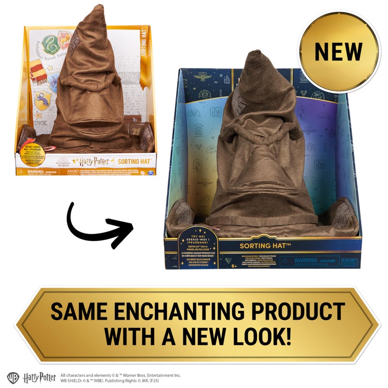 Wizarding World Harry Potter Talking Sorting Hat with 15 Phrases for Pretend Play Kids Toys Accessory for Halloween Costumes for Girls  Boys - Image 3