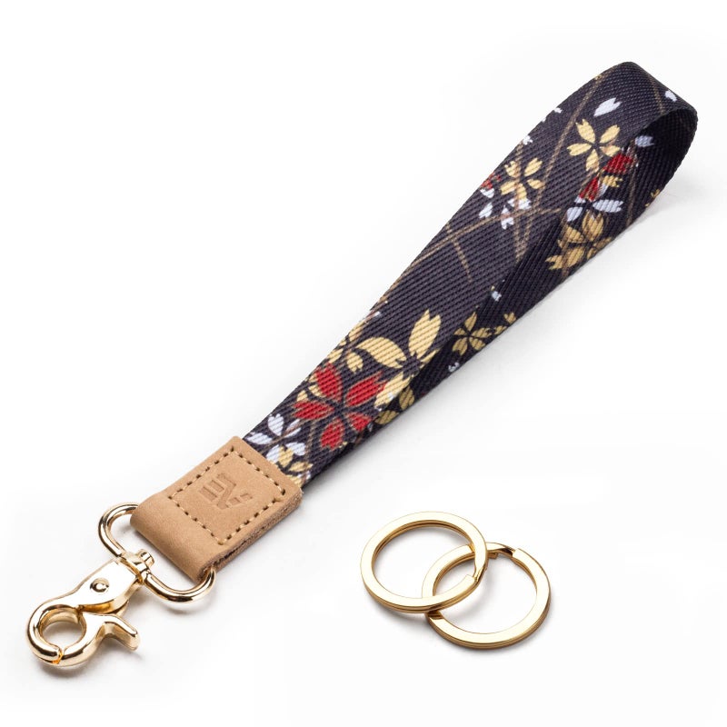 EcoVision Keychain Lanyard for Keys, Wristlet Key Chain for Women, Key Holder Lanyards with 2 keyrings - Image 1