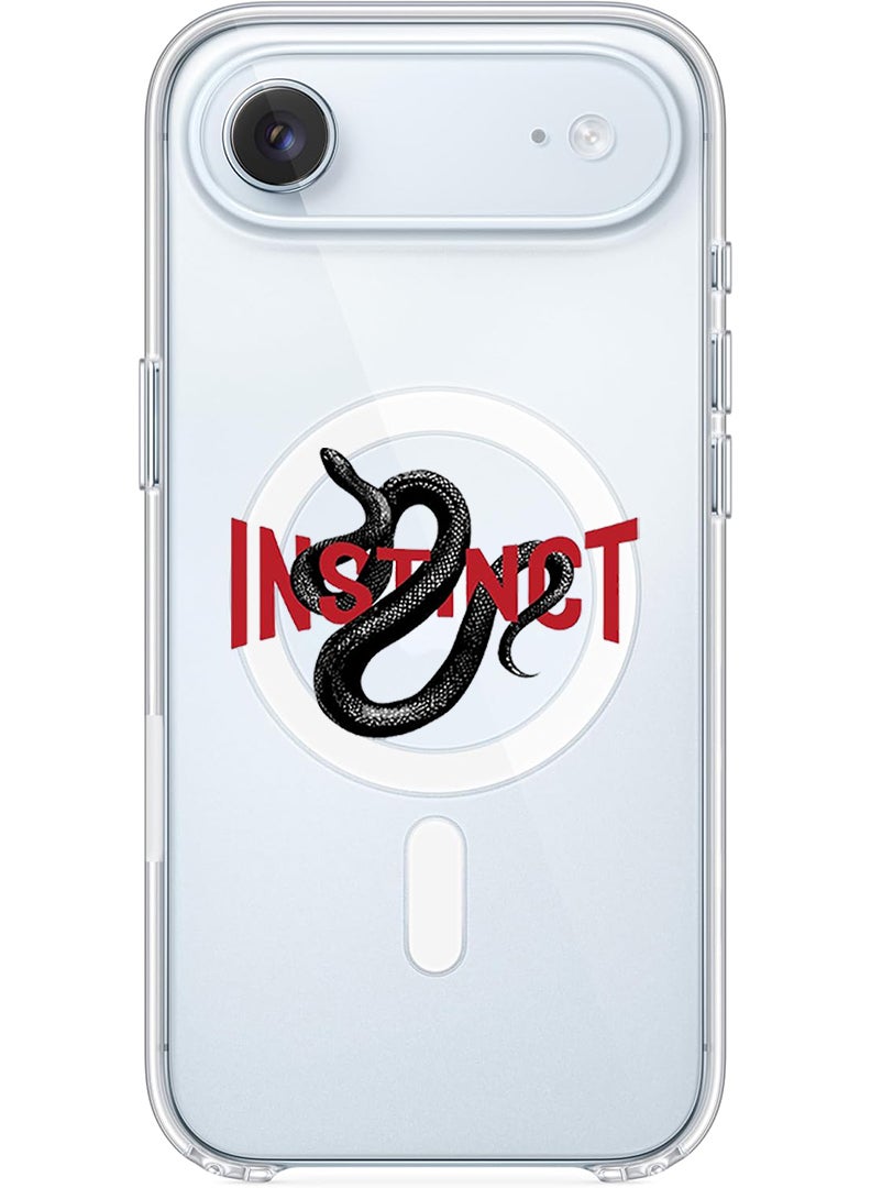 Theodor Magnetic Case for Apple iPhone 17 Air Compatible with MagSafe Wireless Charging, Shockproof Phone Bumper Cover - Instinct - Image 1