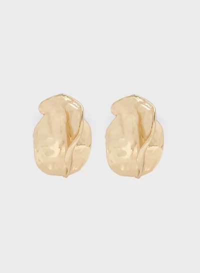 ELLA Abstract Molten Stud Earrings