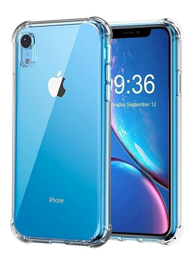 غطاء واقٍ مرن من البولي يوريثان لهاتف أبل آيفون XR شفاف