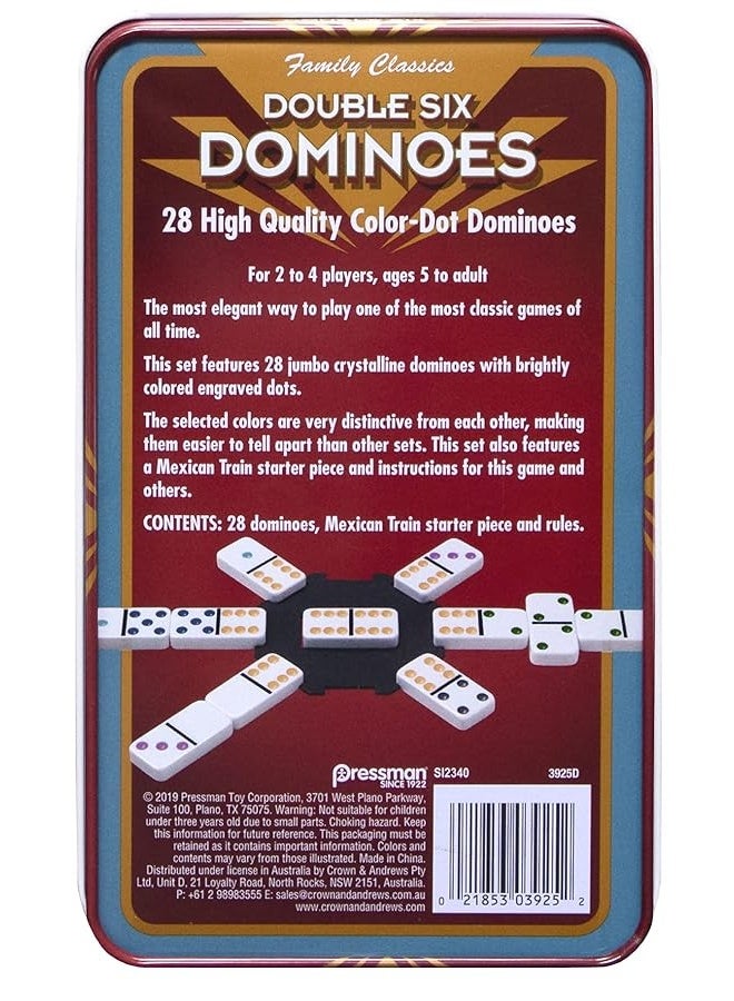 Pressman Double 6 Colored Dominoes - Image 3