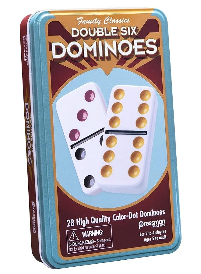 Pressman Double 6 Colored Dominoes - Image 4
