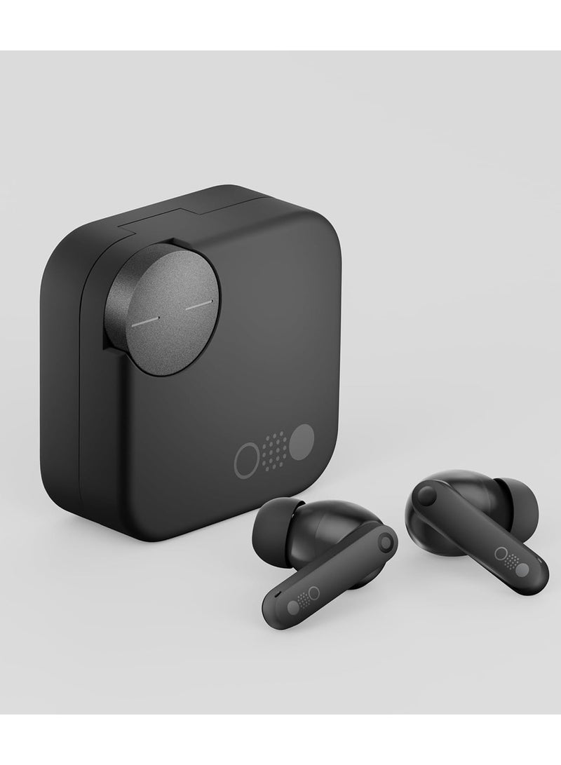 cmf Buds Pro 2,Integrated, True Wireless With Clear Voice Technology 2.0, 50 dB Smart Active Noise Cancellation, Spatial Audio Effect, Middle East Version black - Image 4