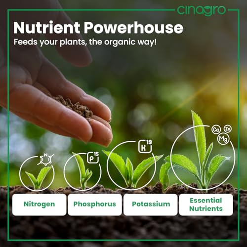 Cinagro Neem Cake Powder (5 Kg) 100% Organic, Biodegradable Soil Enhancer for Healthy Plants, Rich in Nitrogen, Phosphorus & Potassium, Natural Pest Repellent, Improves Soil Texture & Boosts Growth - Image 4