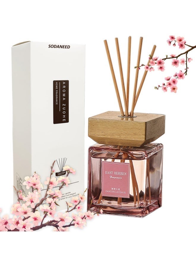 SODANEED مجموعة معطرات الهواء بالقصب سعة 200 مل، مجموعة معطرات العلاج العطري، زيوت معطرات بسعة كبيرة، ديكور المنزل والمكتب والفندق، عطر السيارة، مجموعة هدايا زيوت معطرة - Image 1