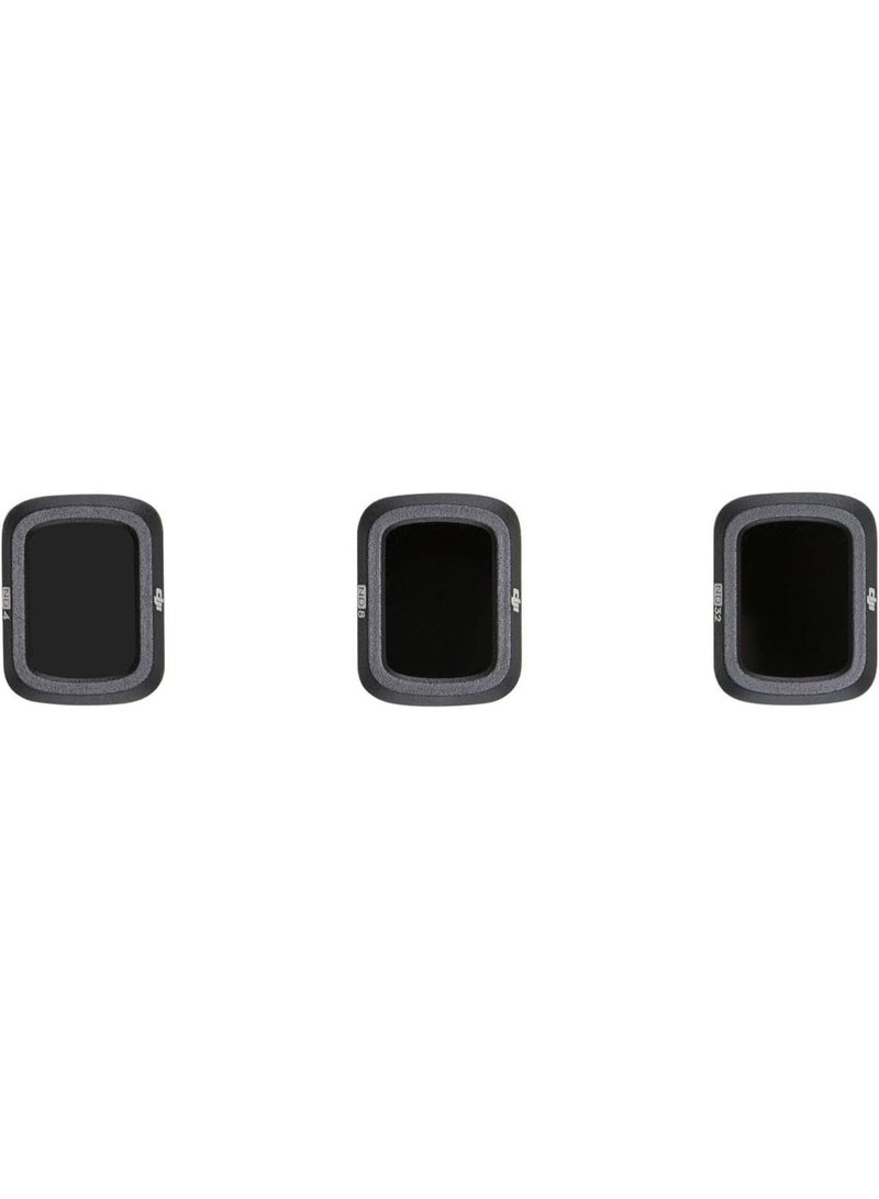 dji Mavic Air 2 ND Filters Set, Includes ND4, ND8, ND32 Filters Black - Image 1