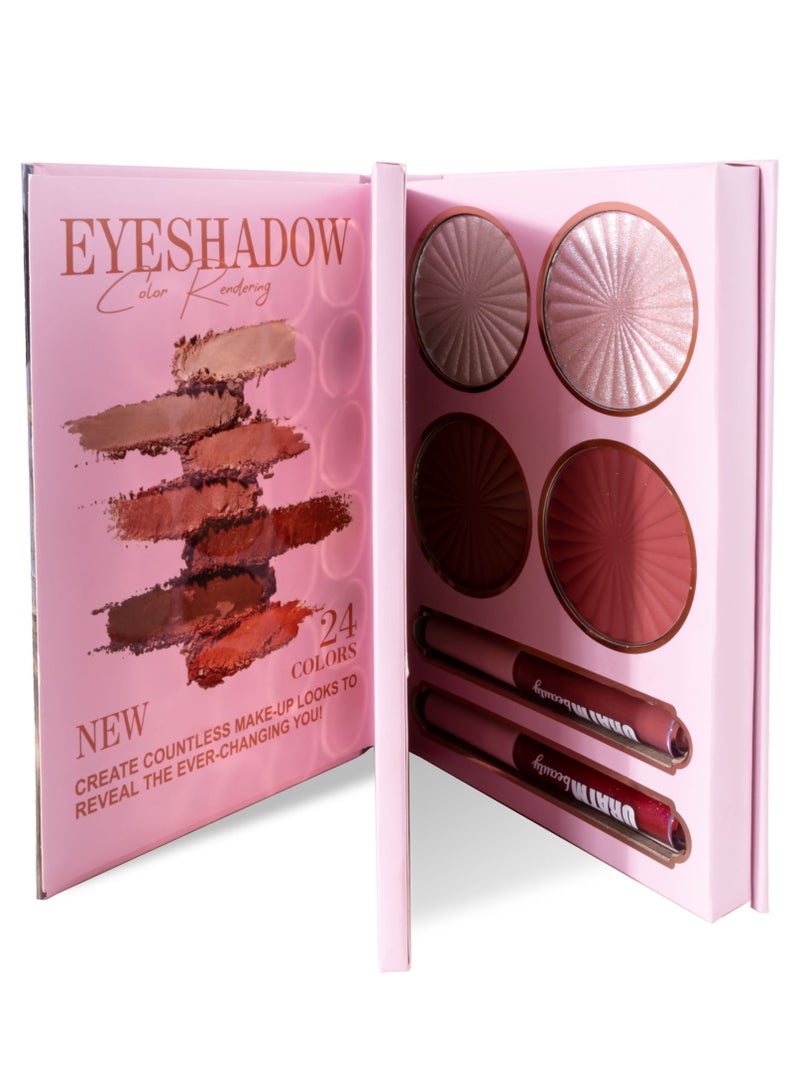 Me Now ظلال عيون هايلايتر بلشر ولمعة 4 في 1 لوحة - Image 1