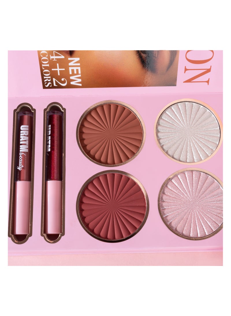 Me Now ظلال عيون هايلايتر بلشر ولمعة 4 في 1 لوحة - Image 3