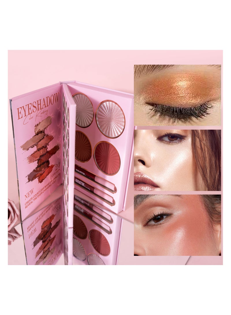 Me Now ظلال عيون هايلايتر بلشر ولمعة 4 في 1 لوحة - Image 5