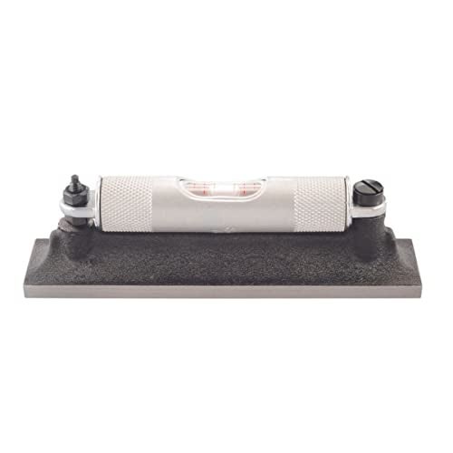 Starrett Machinists' Level with Ground and Graduated Main Vial - Ideal for Machine Shop and Tool Room Use - 4" Length, Without Case and Cross Test Vial - 98-4 - Image 1