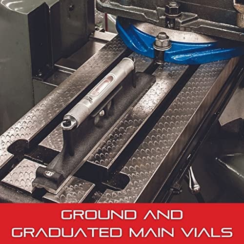 Starrett Machinists' Level with Ground and Graduated Main Vial - Ideal for Machine Shop and Tool Room Use - 4" Length, Without Case and Cross Test Vial - 98-4 - Image 5