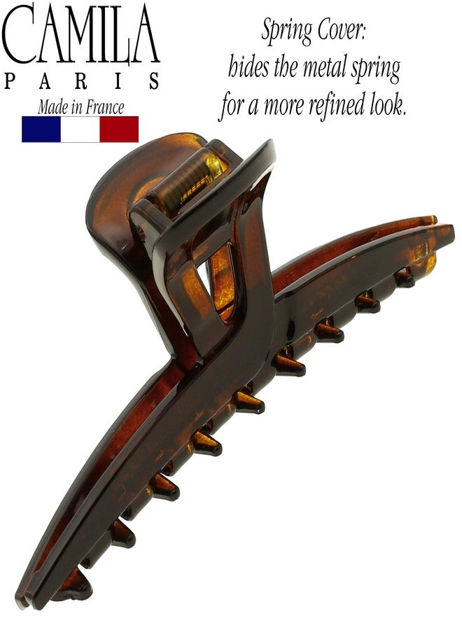 Camila Paris CP2623 French Hair Clip for Women, Narrow, Strong Hold Grip Double Teeth Girls Hair Claw Clips Jaw, Fashion Durable Styling Hair Accessories for Women, Made in France - Image 4