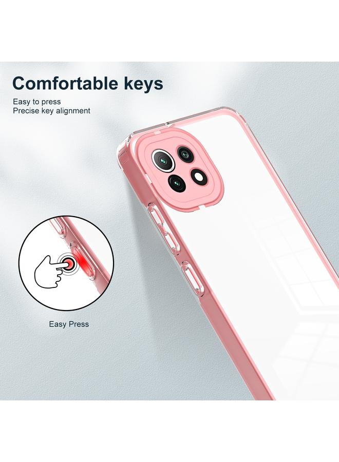 The Bros 3 in 1 Clear TPU Color PC Frame Phone Case For Xiaomi Mi 11 Lite / 11 Lite 5G / 11 Lite 5G NE - Image 5