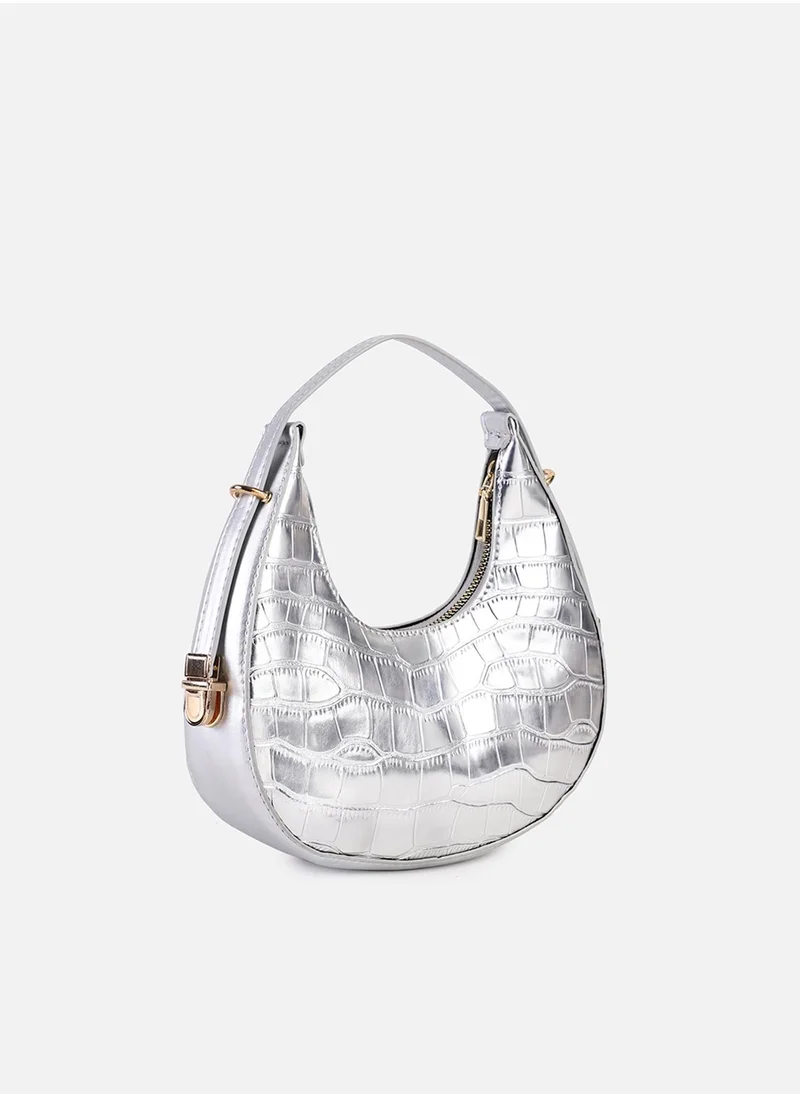 صوص هاوت Sterling Silver-Coloured Mini Bag