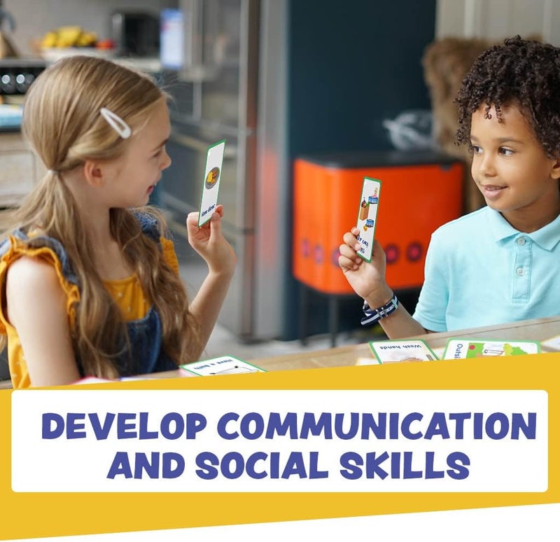 Amonev My Daily Routine Cards 27 Flash Cards for Visual aid Special Ed, Speech Delay Non Verbal Children and Adults with Autism or Special Needs - Image 5