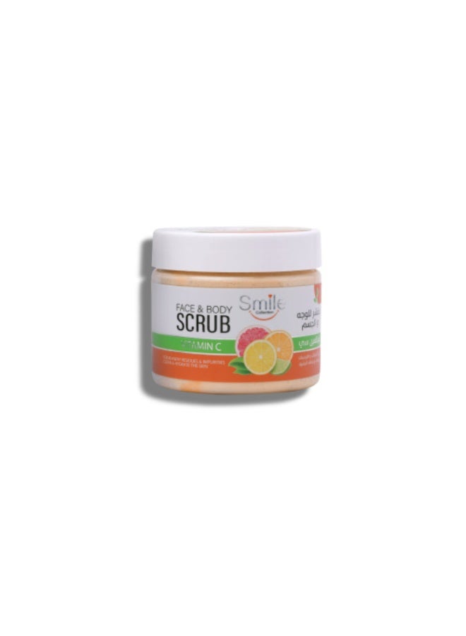 SMILE Vitamin C Revitalizing Face & Body Scrub – Gentle Exfoliation for Soft, Glowing Skin