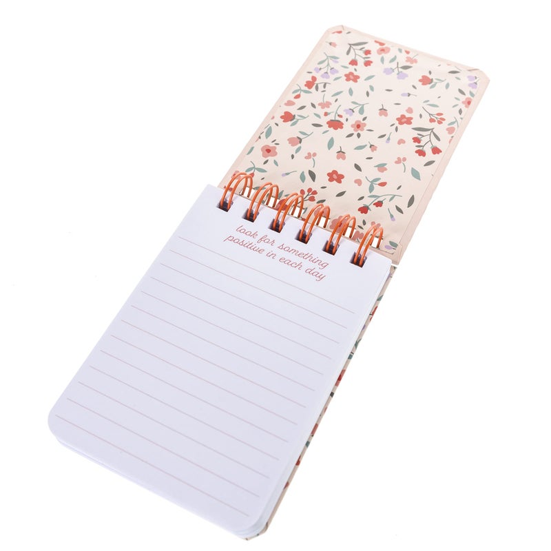 Graphique Petite Wiro Notepad - Positivity Design - 3.5"x 5.5", 200 Lined Pages, Custom Interior and Spiral Bound Top - Perfect for Leaving Messages and Taking Notes - Image 4