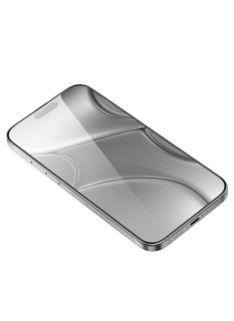 GREEN LION 4 In 1 Defender Pack for iPhone 16 Pro Max/ Anti-Shock Case / Nano HD Back Film / Camera Lens Film / 3D Pet HD Glass - Silver  - Image 2