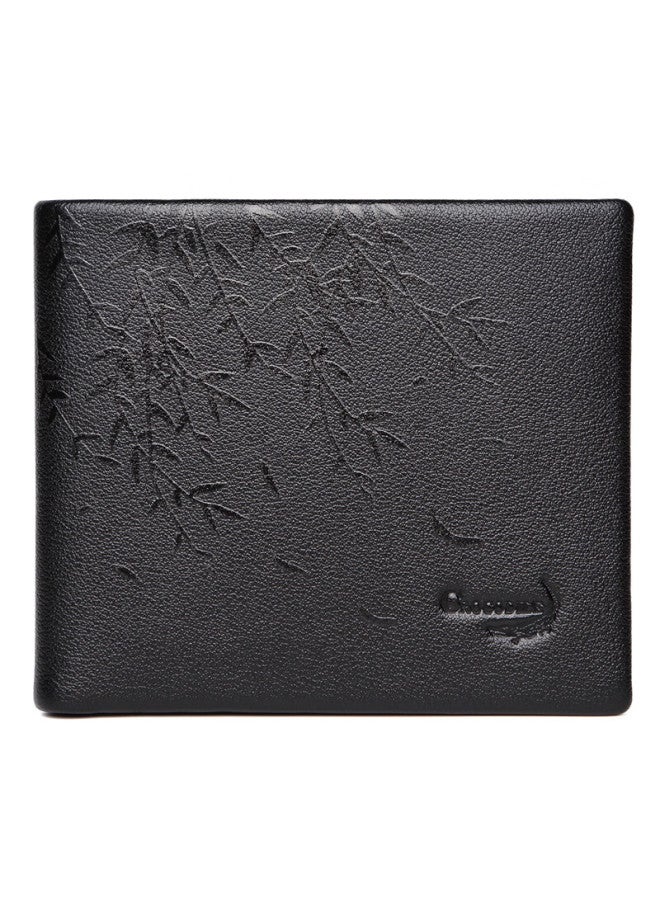 Crocodile First Layer Cowhide Leaf Napa Texture Men's Short Wallet Horizontal Card Holder Birthday Gift 4923 - Image 4