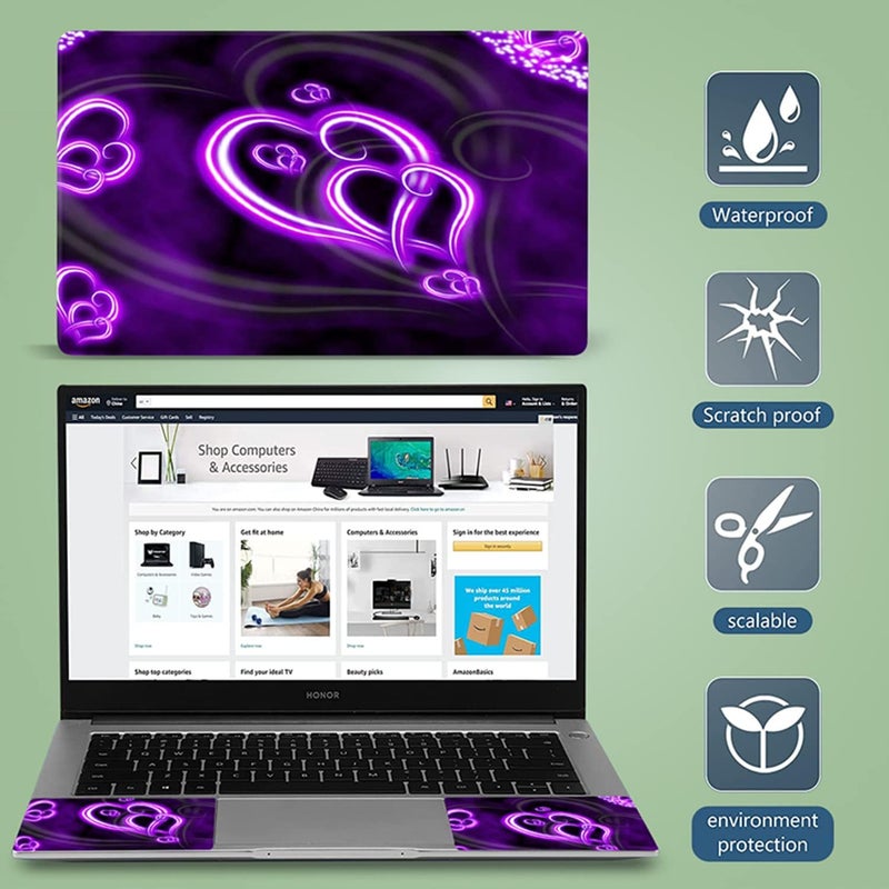 ICOLOR 11.6 12.1 13 13.3 14 15 15.4 15.6 inches Netbook Laptop Skin Sticker Reusable Protector Cover Case for 11.6 to 15.6 Inch Apple Acer Leonovo Sony Asus Toshiba Hp Samsung Dell - Image 5