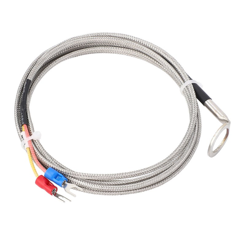 K Type Temperature Sensor Thermocouple Stainless Steel for Automotive Engine CHT Measurement with 14mm ID Washer 1m - Image 5