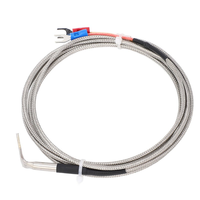 K Type Temperature Sensor Thermocouple Stainless Steel for Automotive Engine CHT Measurement with 14mm ID Washer 1m - Image 1