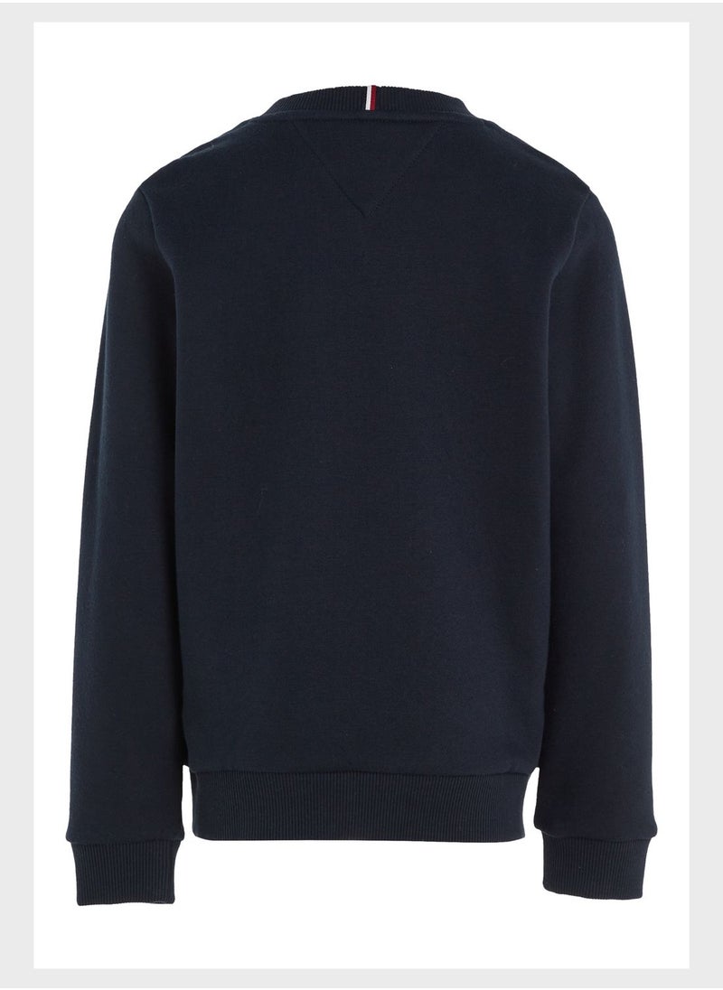 TOMMY HILFIGER - Youth Monogram Sweatshirt - Image 1