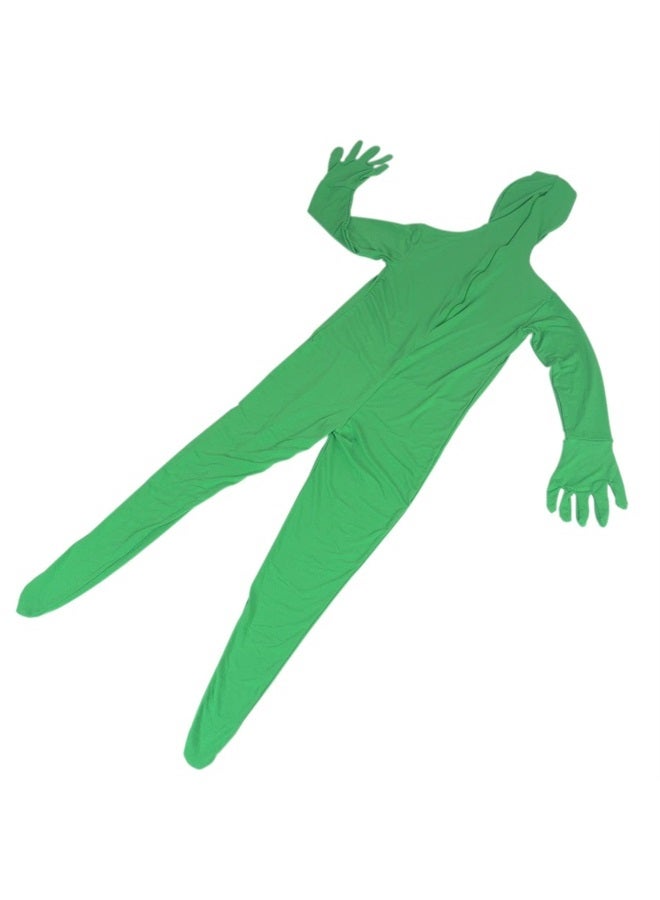 Fotoconic Chromakey Body Suit Green Bodysuit for Photo Video Photography Effect, Spandex Stretch Fit for 155cm to 175cm Height