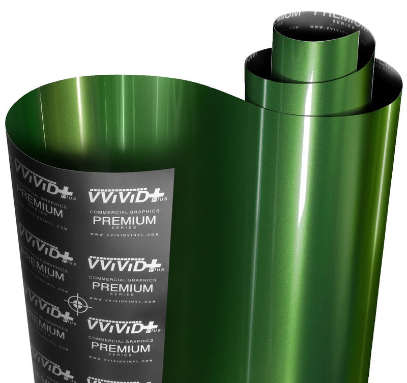 VViViD Ultra Gloss Premium Vinyl Car Wrap Film 15ft x 5ft Gloss Sonoma Green - Image 2