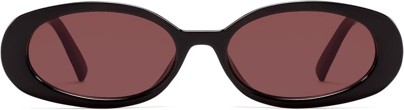 VANLINKER Polarized Retro Oval Sunglasses for Women and Men Small 90s Style VL9580 - Image 2