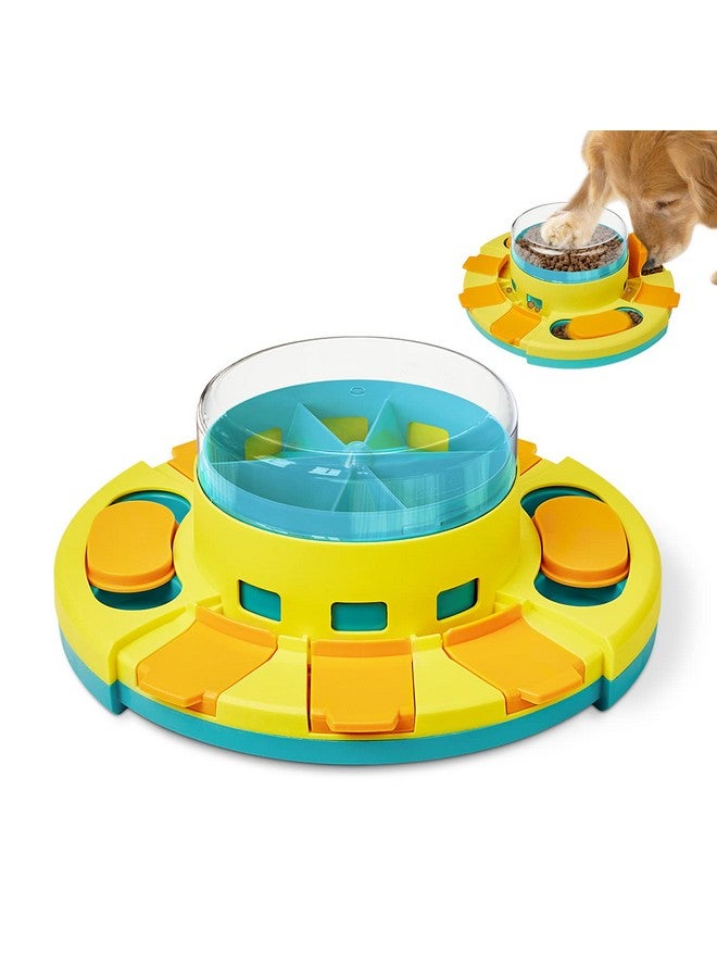 Potaroma Dog Puzzle Toy 2 Levels, Slow Feeder, Pup Food Treat Feeding Dispenser for IQ Training and Entertainment for All Breeds 4.2 Inch Height - Image 1