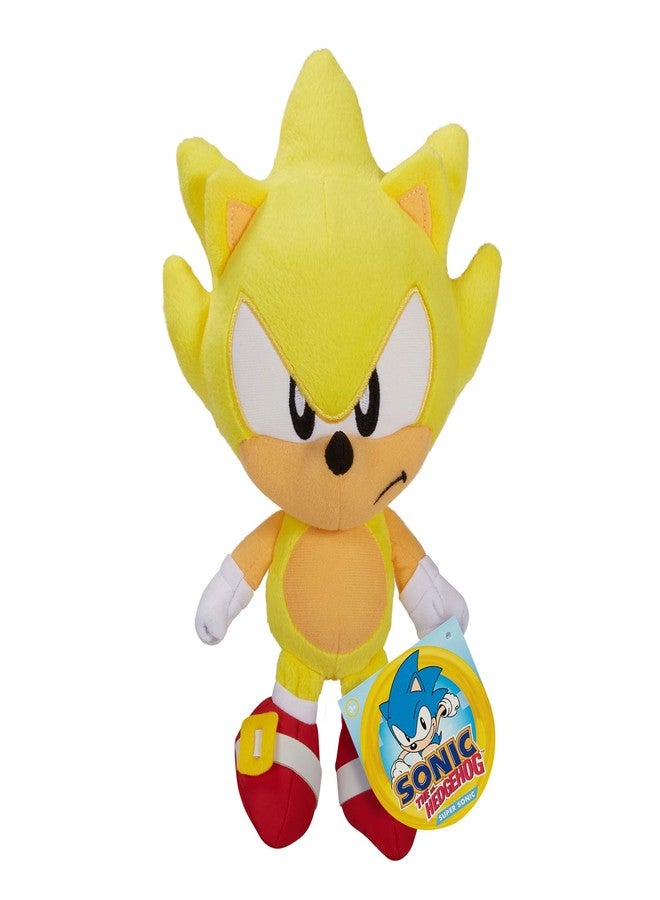 JAKKS Pacific Sonic The Hedgehog Super Sonic 7-Inch Plush Collectible Stuffed Figure - Image 1