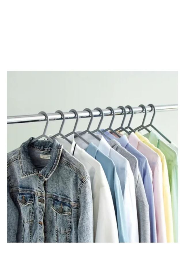 هوم بوكس مجموعة علاقات ملابس سبيكترا زارا من 10 قطع فضي - Image 3