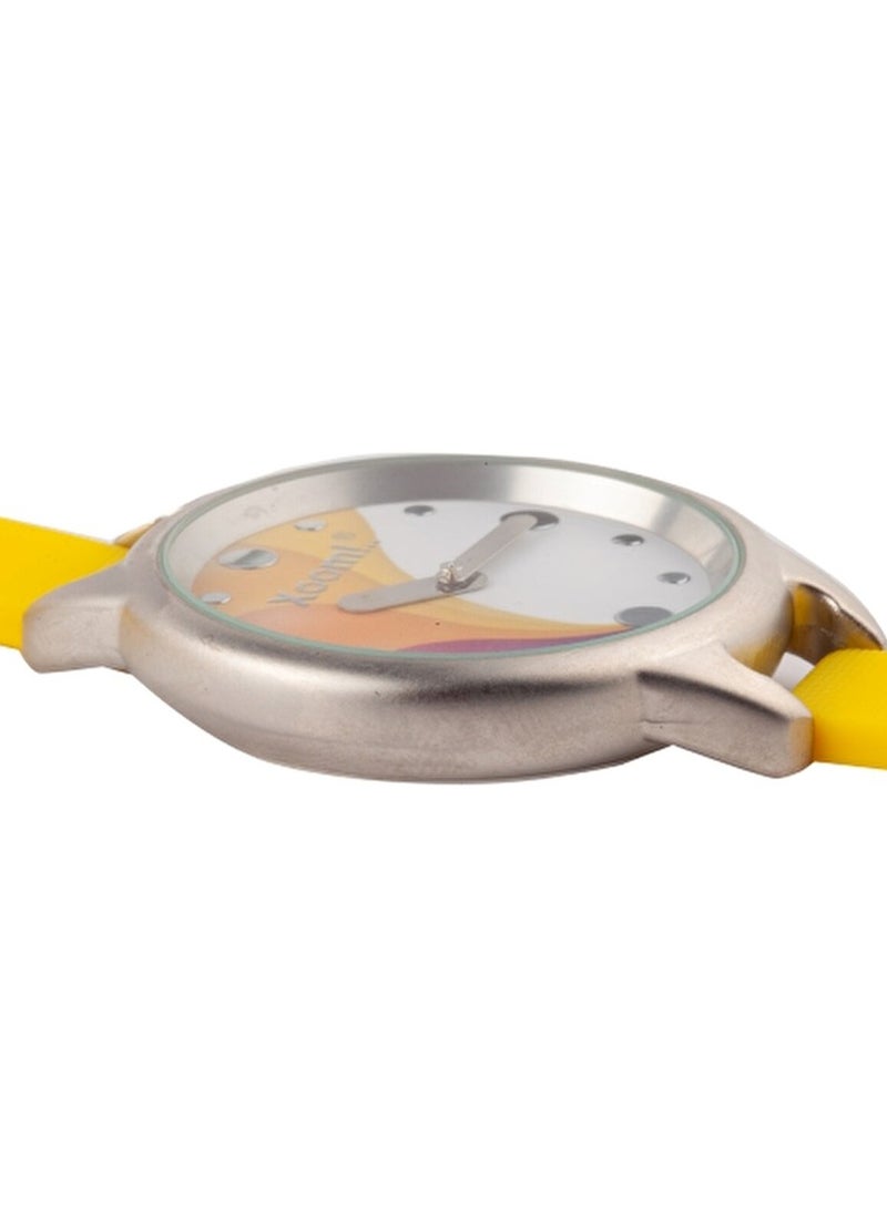 Xoom Women's Wristwatch, 3 ATM Waterproof, Stainless Steel Case, Silicon Strap, Durable - Image 3