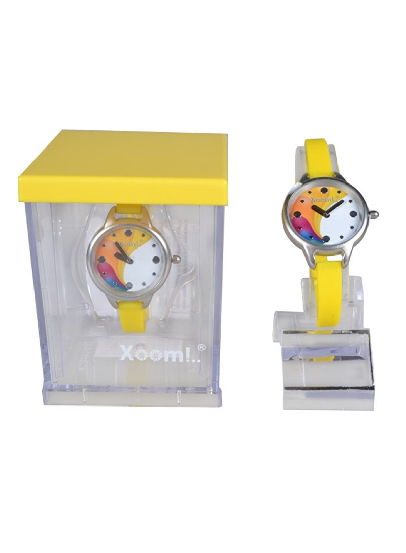 Xoom Women's Wristwatch, 3 ATM Waterproof, Stainless Steel Case, Silicon Strap, Durable - Image 5