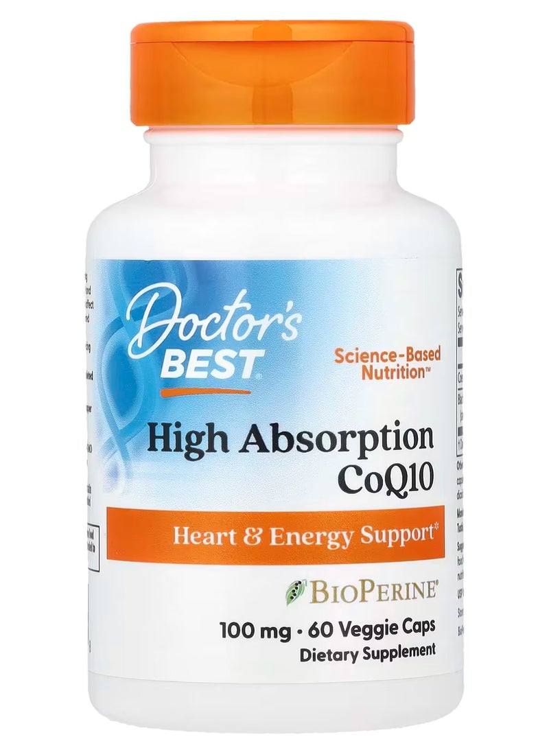 Doctor's BEST High  Absorption CoQ10 100mg 60VC  - Image 1
